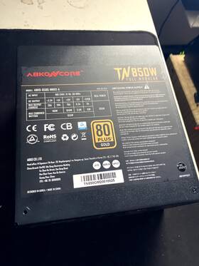 Abkoncore Tn850w Full-modular 80 Plus Gold Power Supply
