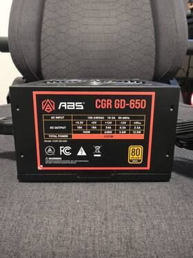 Abs Gd-650 Cgr 650w 80 Plus Gold Atx Power Supply 24 Pin Pcie 4 Cpu