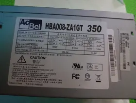 1ddn350t00101 Acbel Model Hba008-za1gt 350w Power Supply 24pin And 4pin Sata Tested