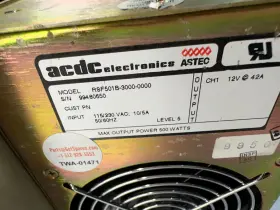 Asf501b-3000-0000 Acdc Electronics Astec 500w 12v -42a Power Supply