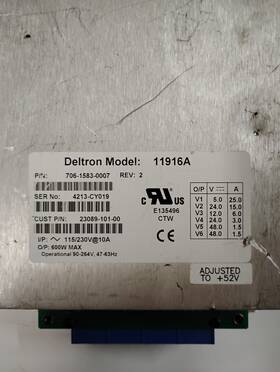 Ace 11916a Deltron Model 600 Watt Power Supply Ships Free