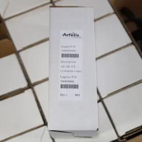 506r00006 Actelis Networks Ac-dc Power Supply Model With Usa Cable Plug New