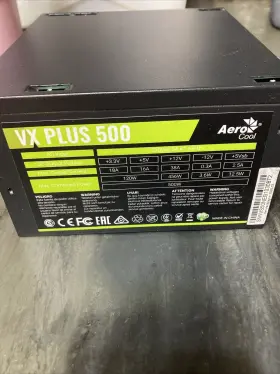 Aeropgsvx-500plus-80 Aerocool Vx Plus 500 Power Supply Unit W 20 4 Pin Atx Black