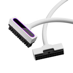 Aijs 768825688048 24pin Pc Extension Cable Argb Psu With 5v 3pin 18awg 90 Degre