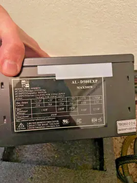 Al-d500exp Allied Al-d500 500w Power Supply Sl-8500btx Al-d500exp. Free Shipping
