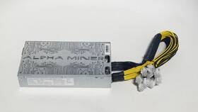 Alpha Miner Psu-1820 1800w Power Supply 10x Pcie 6-pin 180-280v C13 New