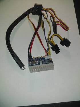 Amp Dcatx160w 24pin Dc-atx-160w 12v Pico Switch Psu Plus Ac/dc Adapter Jyc-12100 10a Power