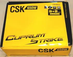 0-761345-11745-6 Antec Csk 650w Cuprum Strike Atx 12v Active Pfc Power Supply 80 Plus Bronze