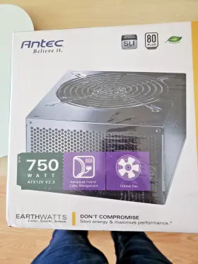 Antec 761345277501 Earth Watts Green 750 80 Plus Power Supply