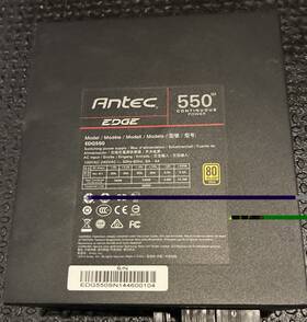 Antec Edg550 Edge Series Atx 550w 80 Plus Gold Power Supply