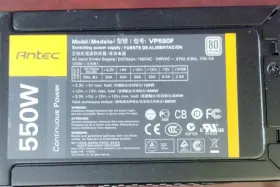 Vp550f Antec 550w Power Supply 80 Plus