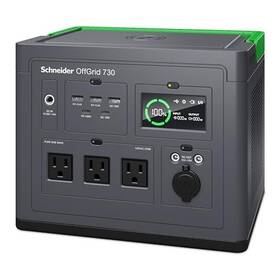 Apc Pps730 Schneider Offgrid Portable Power Station 730 120v 738wh Lithium-ion