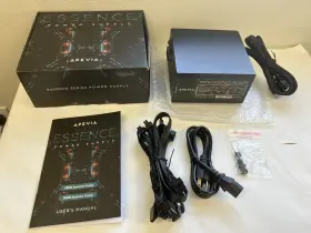 700w Apevia 810047131083 Essence Atx Gaming Power Supply Semi-modular - 120mm Rgb Fan