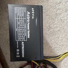 Apevia Astro500w 500w Atx Non-modular Power Supply Black 1 Fan Psu
