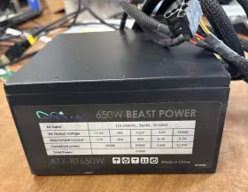 Atx-bt650w Apevia 650w Beast Power Psu Quiet Fan Reliable Supply