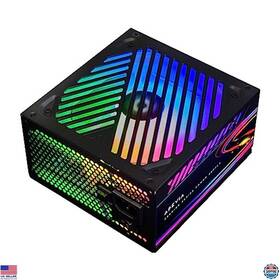 Apevia B0c9sbsmbj 1000w 80 Gold Atx Gaming Power Supply Pcie 5.0 Semi-modular Rgb Lighting