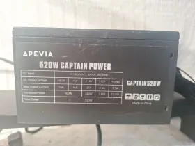 Captain520w Apevia 520w Captain Power Atx Supply Unit Psu Tested Working