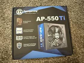 Apexgaming Ap-550 Ti 550w Power Supply Atx Psu New In Box / Unused