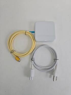 Apple 661-18537 Genuine Imac 24 Inch M4 Power Adapter With Ethernet Yellow A2290