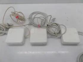 Apple A1344 A1435 A1184 Lot Of 3 60w Portable Power Adapters