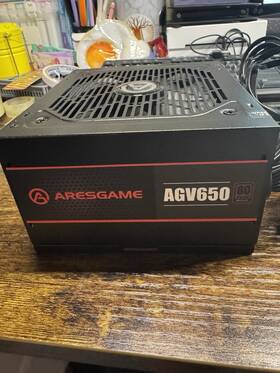 Aresgame 313029545583 Agv Series 650w Power Supply 80 Plus Bronze Certified Non Modular