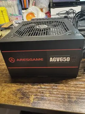Aresgame 313029545583 Agv Series 650w Power Supply 80 Plus Bronze Certified Non Modular