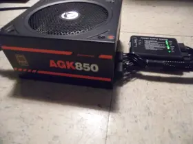 Agk850w Aresgame 654538079542 80 Plus Gold Modular Psu Atx Power Supply Works Good Mbu Cable