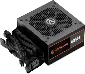 500w Aresgame 705353504495 Power Supply 80 Plus Bronze Cert Non Modular