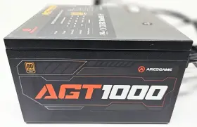Agt1000 Aresgame Agt Series Atx 3.0 And Pcie 5.0 1000w Power Supply 80 Gold Open Box