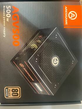 Aresgame Agv500w New Aresgame-agv500w 80plus Bronze Power Supply