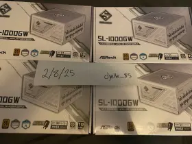 Sl-1000gw Asrock 710483949241 1000w White Psu Gold Full Modular Power Supply