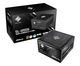 Asrock 711581491137 Steel Legend Sl-1200g 1200w 80 Plus Gold And Cybenetics Platinum Full Modular