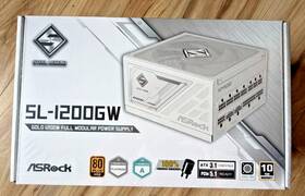 Asrock 711581491144 Steel Legend 1200w 80 Gold White Full Modular Psu Sl-1200gw Atx 3.0 New
