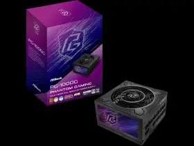 Pg-1000g Asrock Aasrock Phantom Gaming 1000w 80 Plus Gold And Cybenetics Full Modula