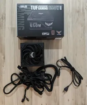 Asus 192876724224 Power Supply Tuf 650 Watt Bronze 650w Atx 12v Sata Pci-e Gaming Psu 650watt