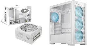 1000w Asus 313089072098 Bundle Of Tuf Gaming Gold White Edition Fully Modular Power Supply A
