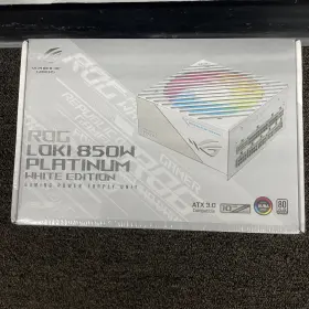 90ye00n2-btaa00 Asus New Rog Loki Sfx-l 850w Platinum White Edition Fully Modular Power Supply