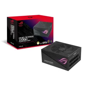 Rog-strix-1200g-aura-gaming Asus Rog Strix 1200w Gold Aura Edition Fully Modular Power Supply 80