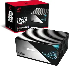 Rog-thor-1600t-gaming Asus Rog Thor 1600w Titanium 1600 Watt Fully Modular Power Supply 80