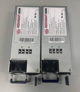 Athena Power Ap-rru2mud608 Redundant 600w Server Supply Lot Of 2 Tested