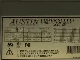 Dr-b300atx Austin Dr-b300 300w Power Supply Desktop Pc Retrogaming Free Shipping