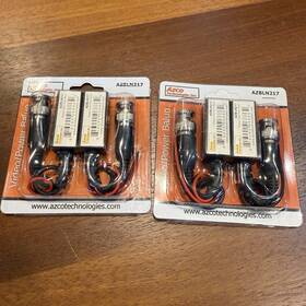 Azco Technologies Azbln217 New 2 Passive Video Power Balun Cctv Bnc To Cat5/6