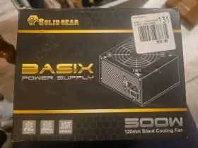 Sdgr-500bx Basix Sdgr500bx Solid Gear 500w Series 5 Atx Power Supply Model