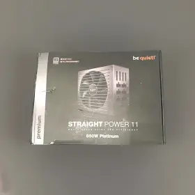 Bn308 Be Quiet Straight Power 11 Psu 850w Atx 80 Plus Platinum Certified Modular Nib