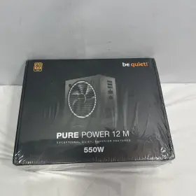 Bn502 Be Quiet Pure Power 12 M 550w 80 Plus Gold Supply Us Plug New Sealed
