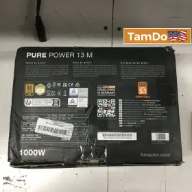 Bp-p12m-1000w Be Quiet Pure Power 12 M 1000w 80 Gold Modular Atx 3.0 Supply Pcie 5.0