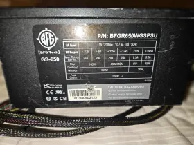 Bfgr650wgspsu Bfg Tech Gs-650 650-watt Power Supply Untested