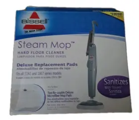 203-2158 Bissell 3255-6 2 Pc Replacement Pad For Steam Mop 1867/720020/203-2158/2032158/3255