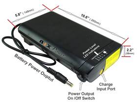 Bixpower Batmp300dx90 Bat-mp300-dx90 Super Capacity Battery Pack With Mountable Holder