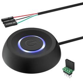 Branded Pc036a Pc Power Button External Switch With Led For Desktop Computer Motherboard
